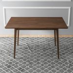 Mary Modern Style Solid Wood Rectangular Dining Kitchen Table 47" - Image 3