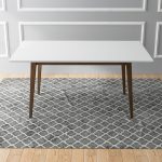 Mary Modern Style Solid Wood Rectangular Dining Kitchen Table 63" - Image 3