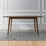 Mary Modern Style Solid Wood Rectangular Dining Kitchen Table 63" - Image 3