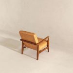Micah Genuine Tan Leather Accent Chair - Image 2