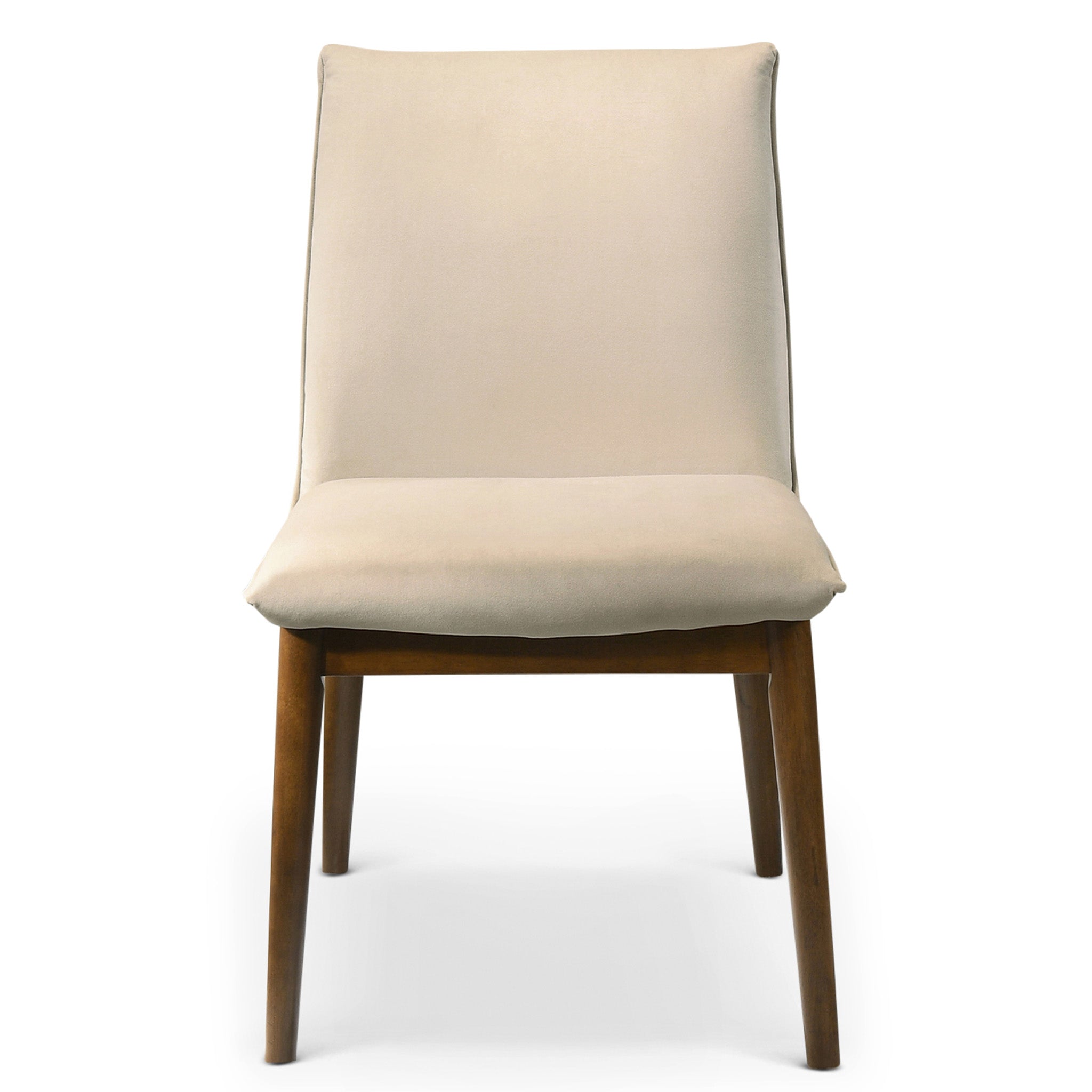 Monza Beige Velvet Dining Chair (Set Of 2) Monza Beige Velvet Dining Chair (Set Of 2)