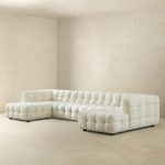 Morrison U Shape Corner Sofa (Cream Boucle) - Image 4