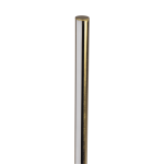 Prism Brassed Gold LED Floor Lamp with On/Off Switch Faux Marble Base - Image 3
