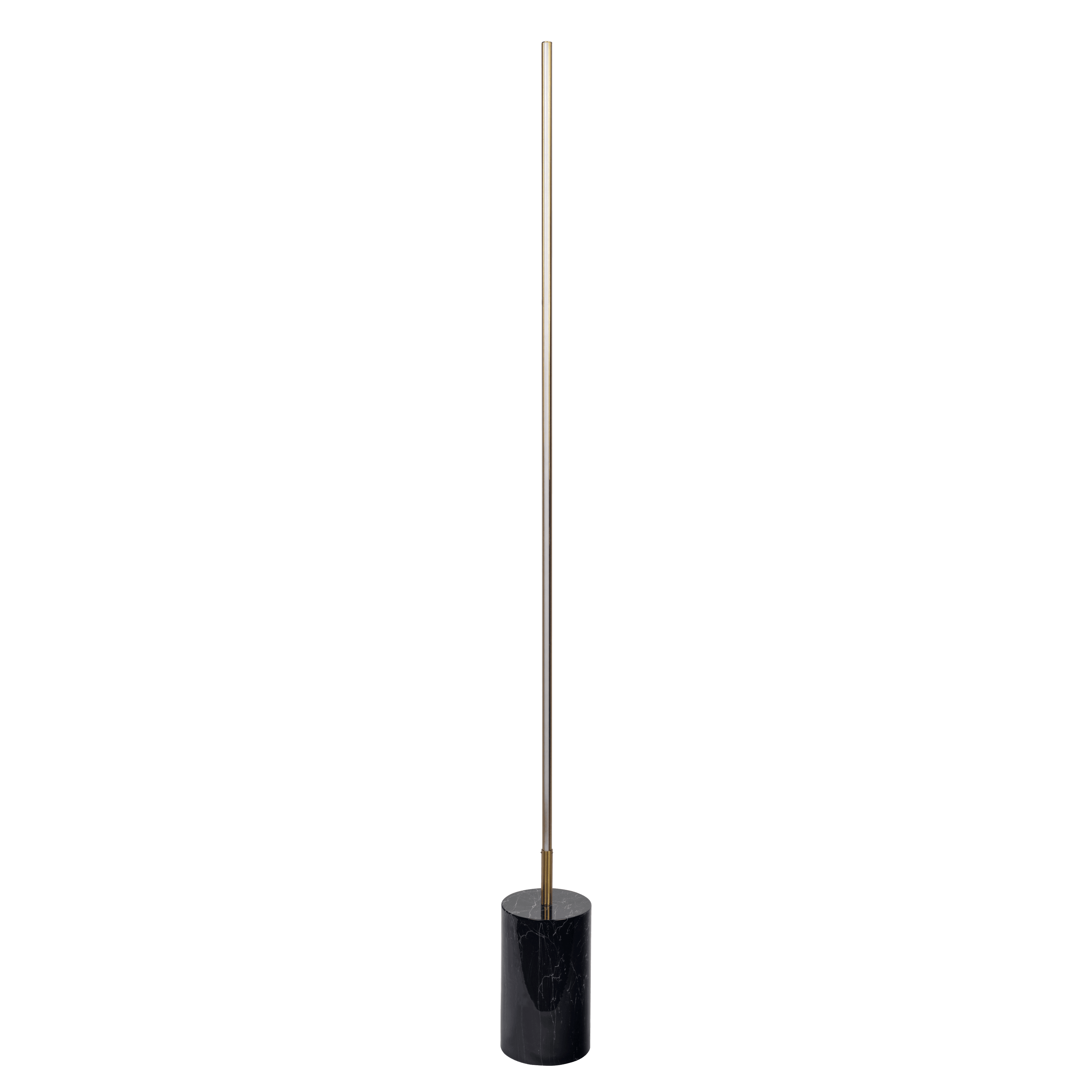 Prism Brassed Gold LED Floor Lamp with On/Off Switch Faux Marble Base Prism Brassed Gold LED Floor Lamp with On/Off Switch Faux Marble Base