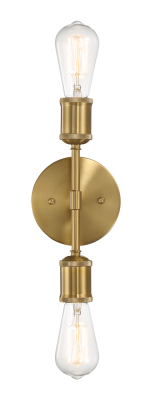 Reverie Double Lights Bathroom Wall Sconce over Mirror Bedroom Hallway Entryway 5"W × 10.75"H × 5"E - Image 3