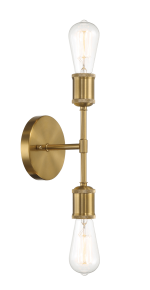 Reverie Double Lights Bathroom Wall Sconce over Mirror Bedroom Hallway Entryway 5"W × 10.75"H × 5"E - Image 4