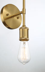 Reverie Double Lights Bathroom Wall Sconce over Mirror Bedroom Hallway Entryway 5"W × 10.75"H × 5"E - Image 5