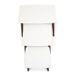 Ronald MDF Nesting Accent Tables In Cream (Set Of 3) - Image 4