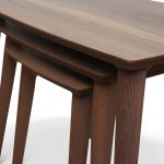 Ronald  MDF Nesting Accent Tables In Walnut (Set Of 3) - Image 3