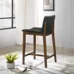 Shannon Counter Chair In Black Vegan Leather - Image 3