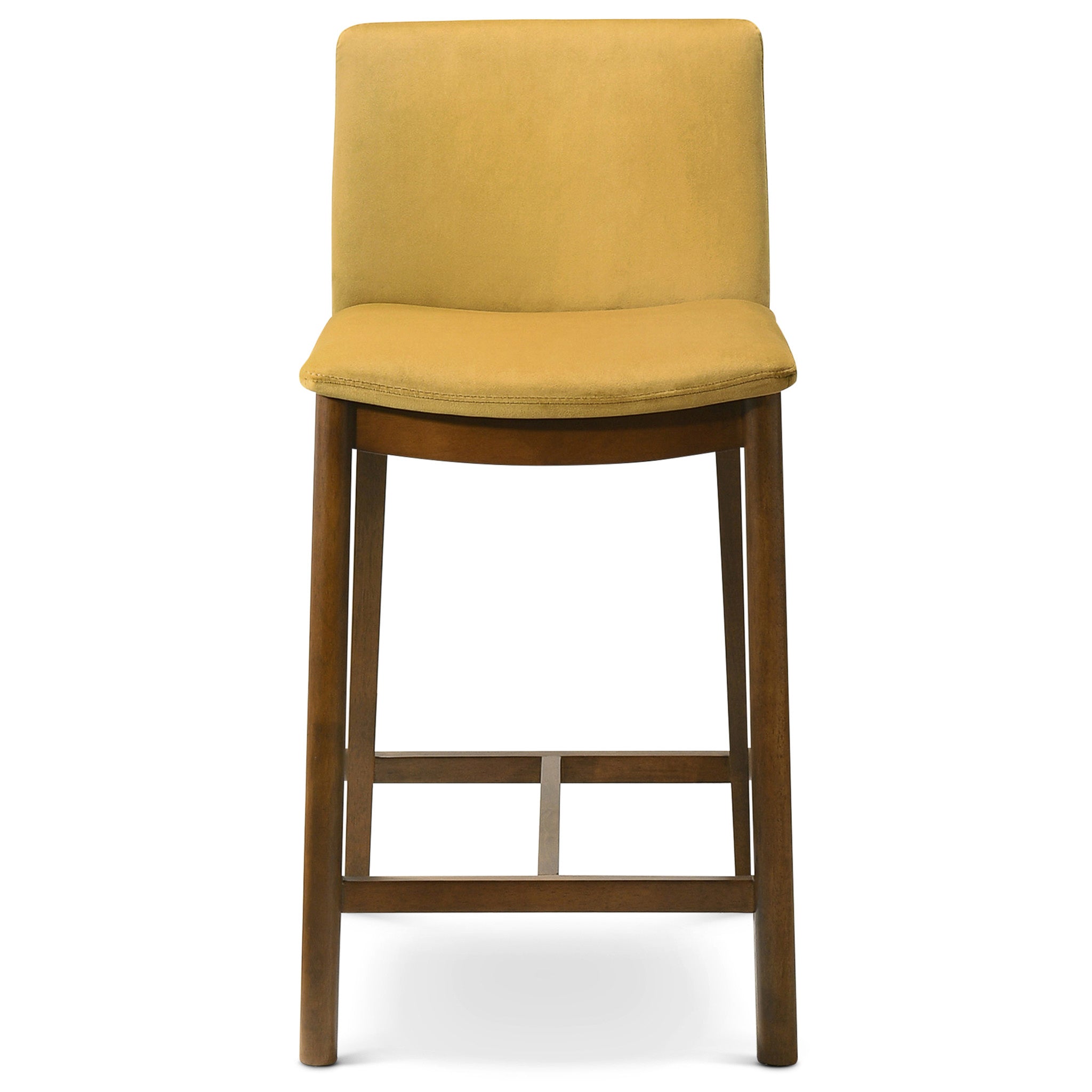 Shannon Counter Chair In Dark Yellow Velvet Shannon Counter Chair In Dark Yellow Velvet