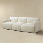 Simone Sofa (Cream Boucle) - Image 5