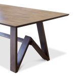 Trimont 78" Solid Wood Dining Table - Image 2