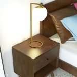 Velvet Globe Table Lamp White Opal Glass with Dimmer Switch Inline - Image 4