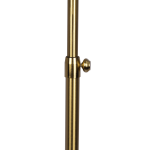 Verve Brassed Gold Floor Lamp with On/Off Switch Adjustable Led Round Base - Image 3