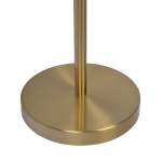 Verve Brassed Gold Floor Lamp with On/Off Switch Adjustable Led Round Base - Image 4